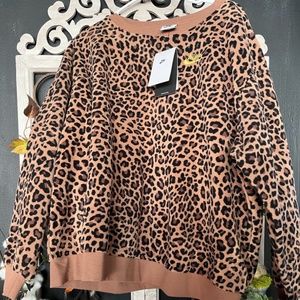 Nike leopard sweatshirt